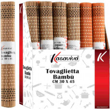 TOVAGLIETTA BAMBU' CM.45X30 ASS.  (24pz)